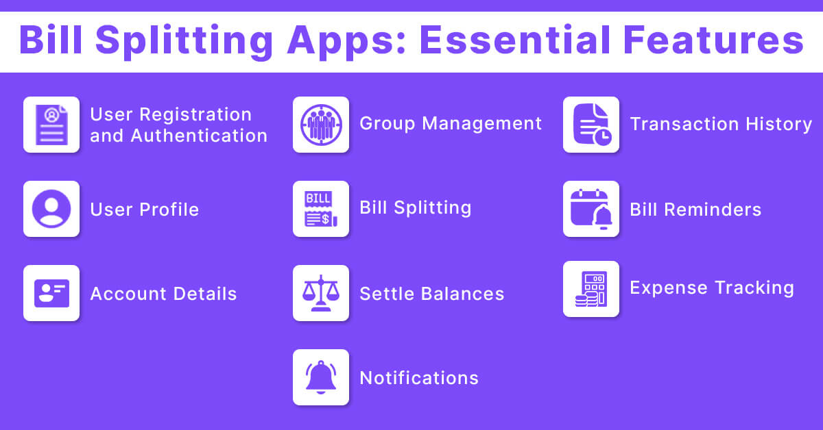 Bill Splitting Apps Essential Features