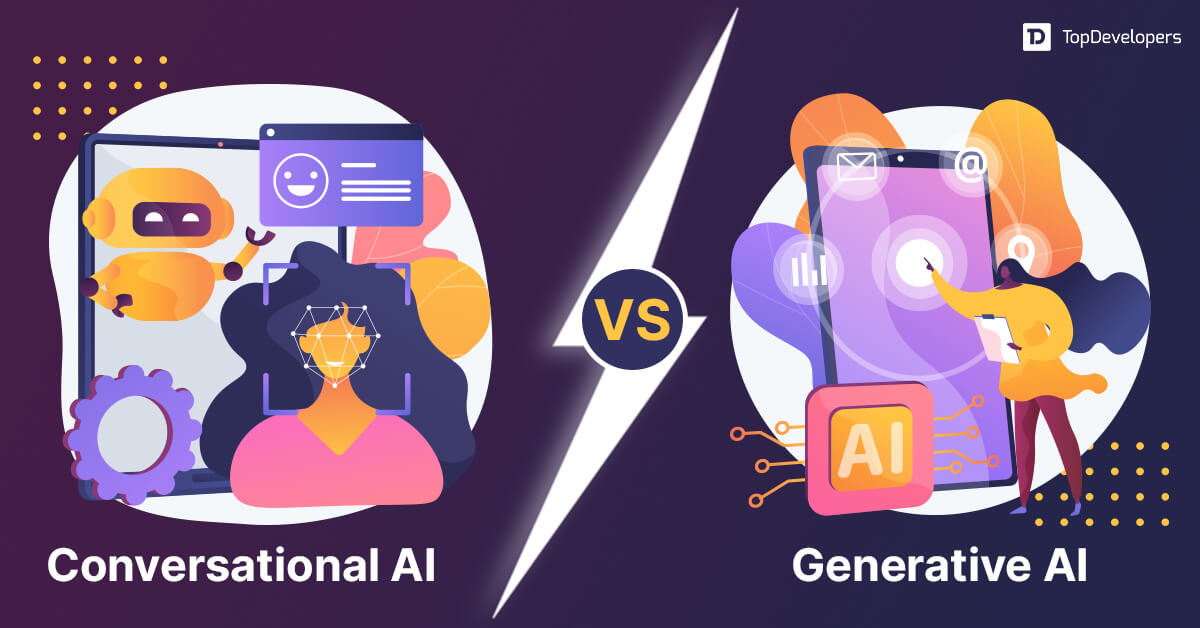 Conversational AI vs Generative AI