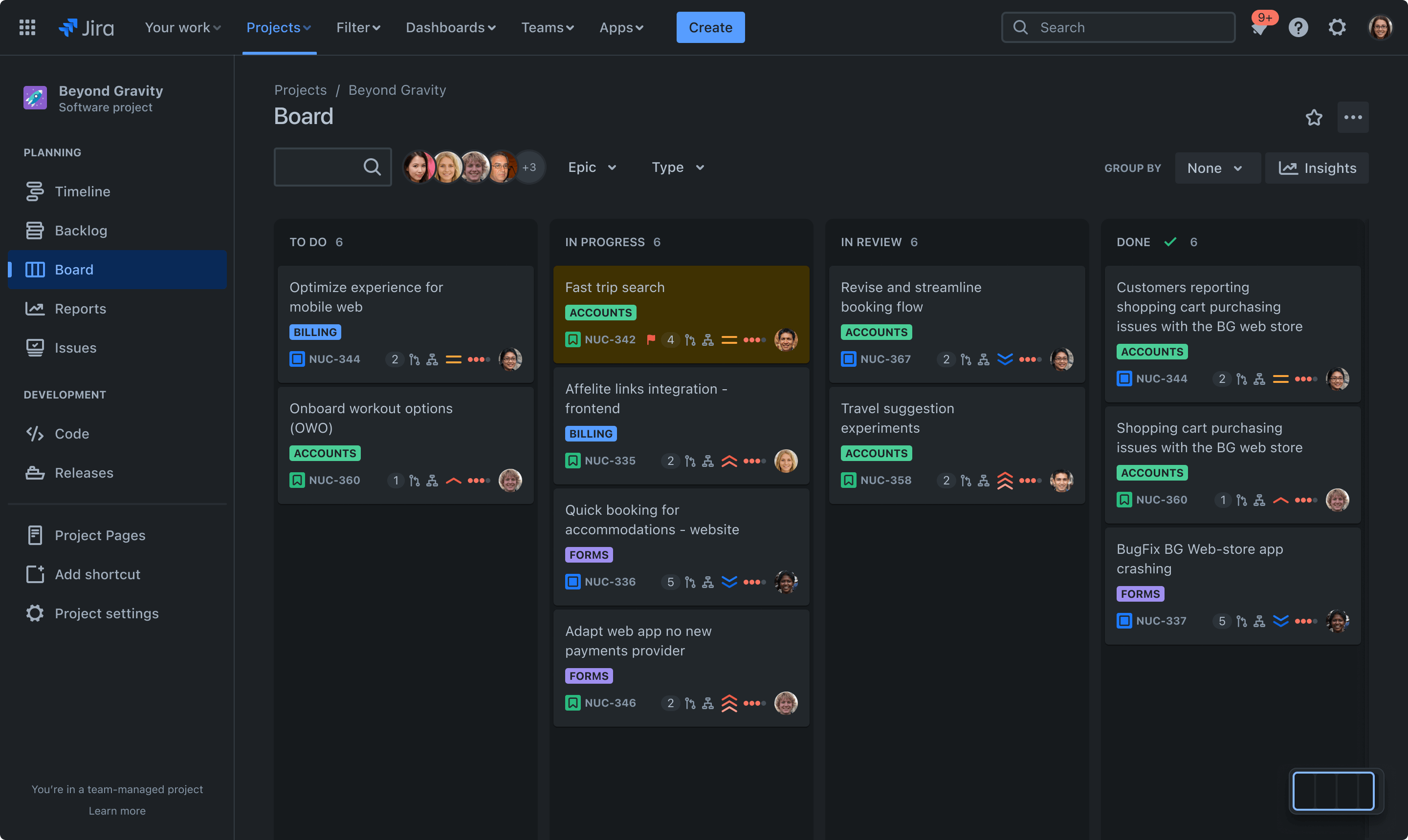 Jira project management software