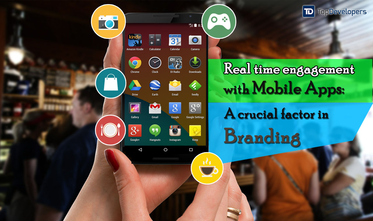 Real-time engagement with mobile apps: A crucial factor in Branding