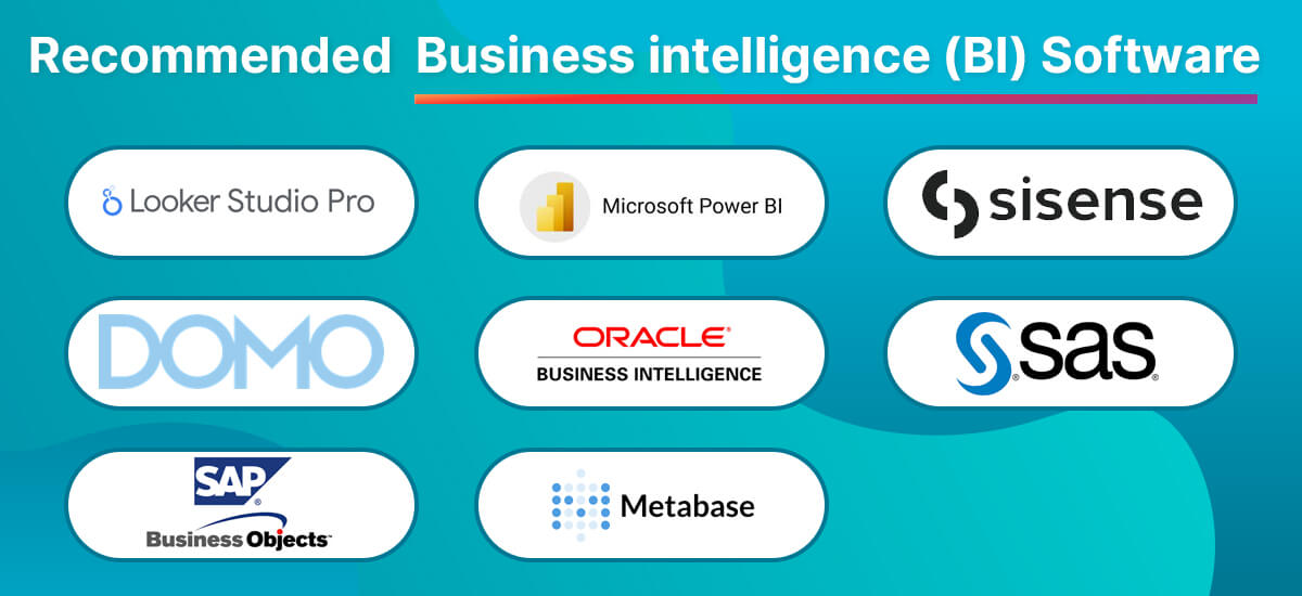 Recommended Business intelligence (BI) Software