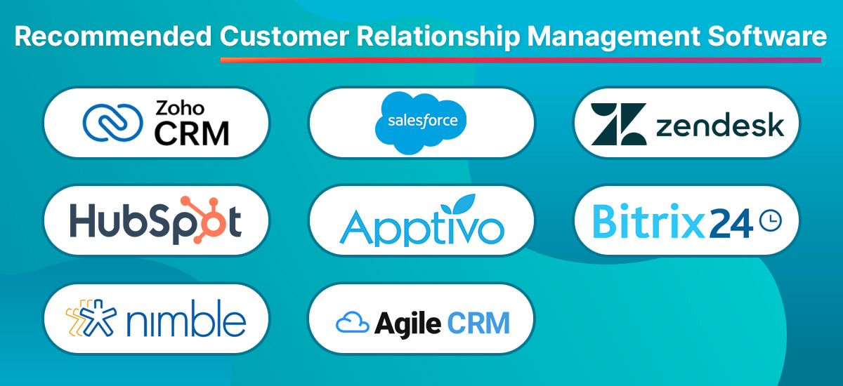 Recommended Customer Relationship Management Software