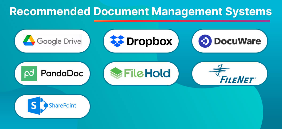 Recommended Document Management Systems