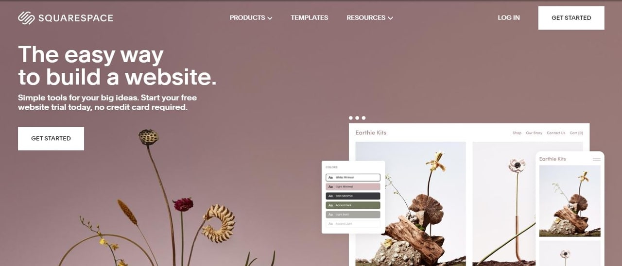 Squarespace - top website builder