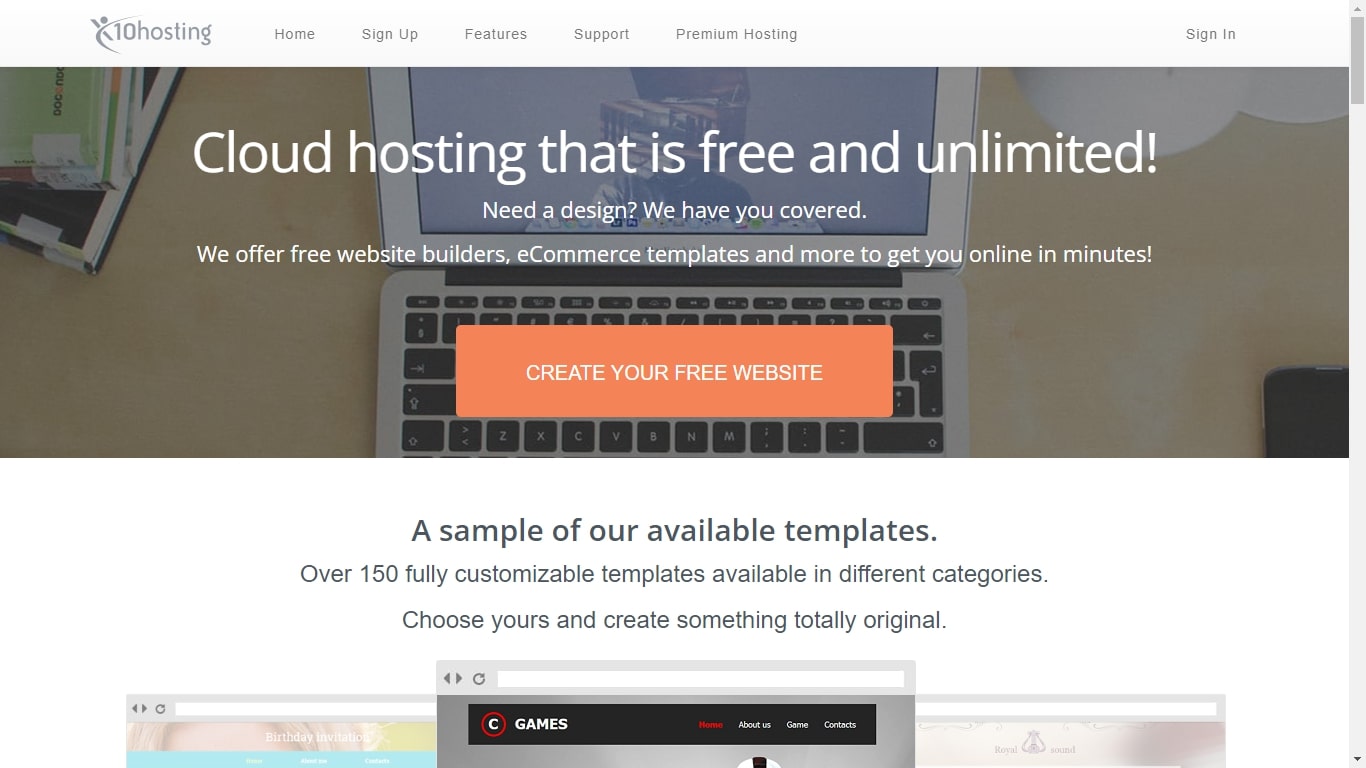 x10Hosting Best Free Web Hosting Overall